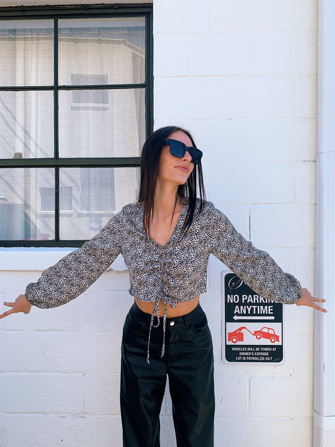 The Garden Party Top // Black